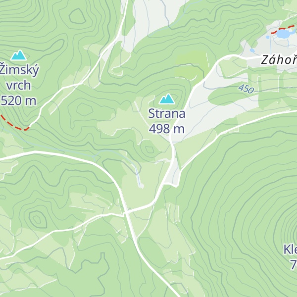 Map of Hadí vrch