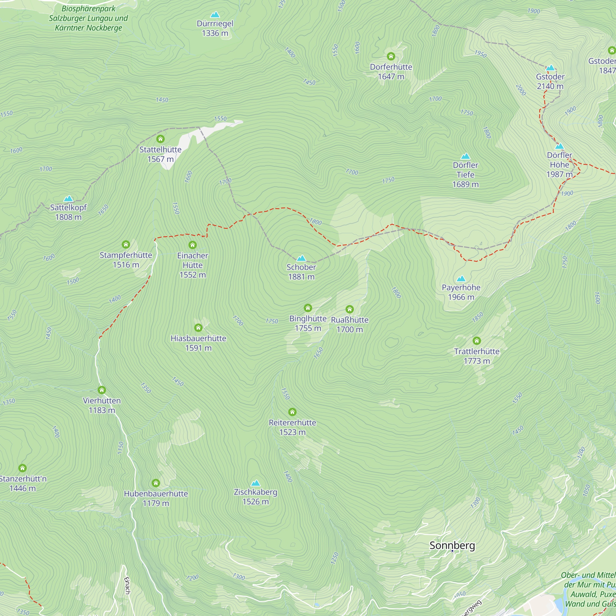 Binglhütte map