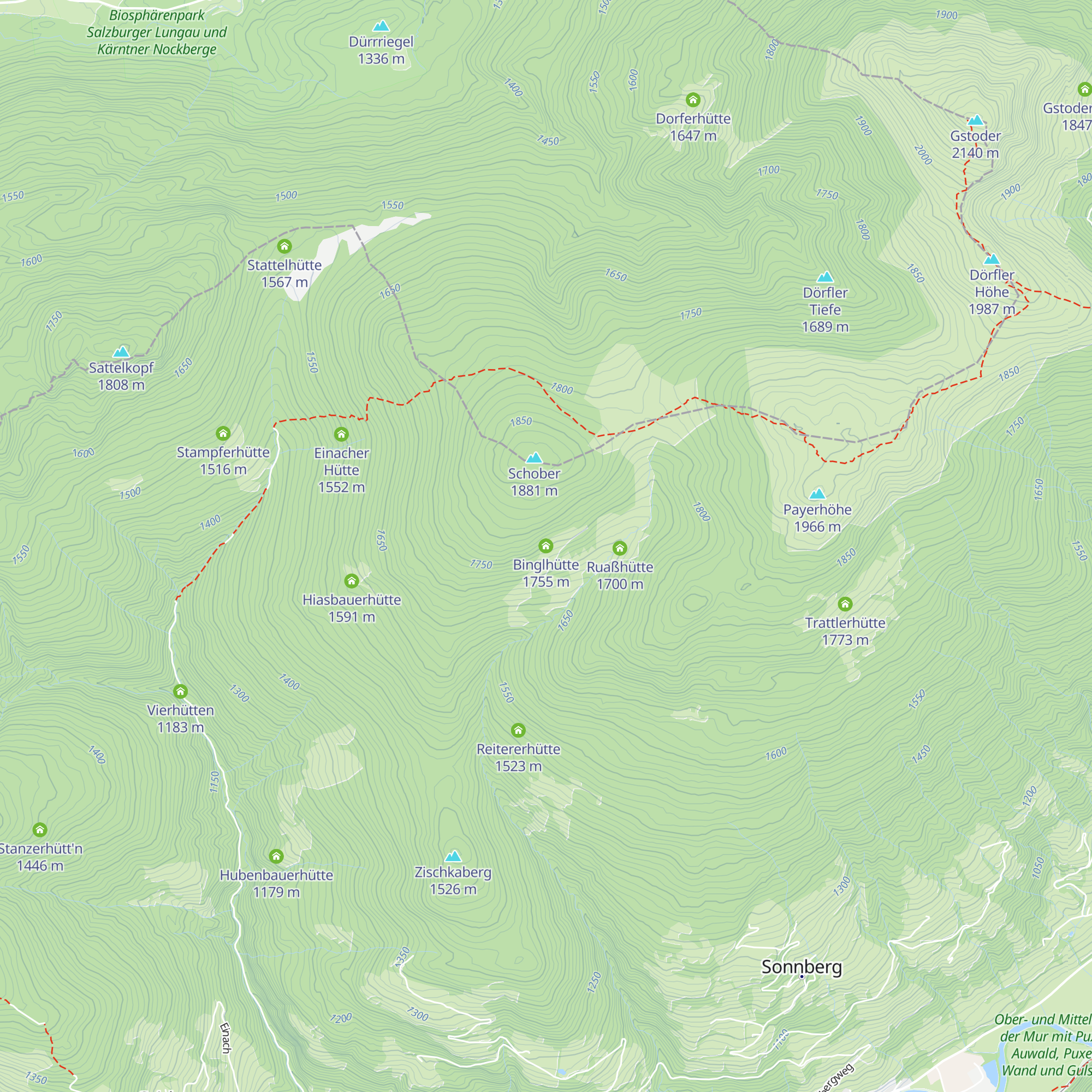 Binglhütte map