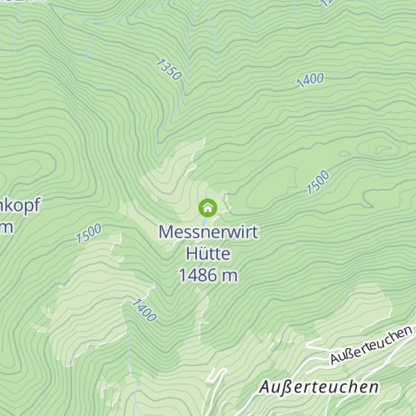 Map of Messnerwirt Hütte