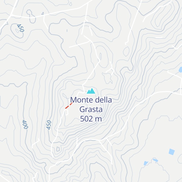 Map of Monte della Grasta
