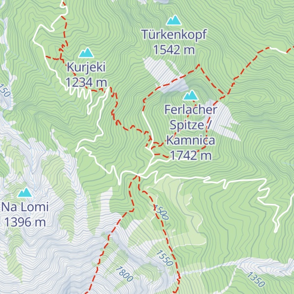Map of Bertahütte