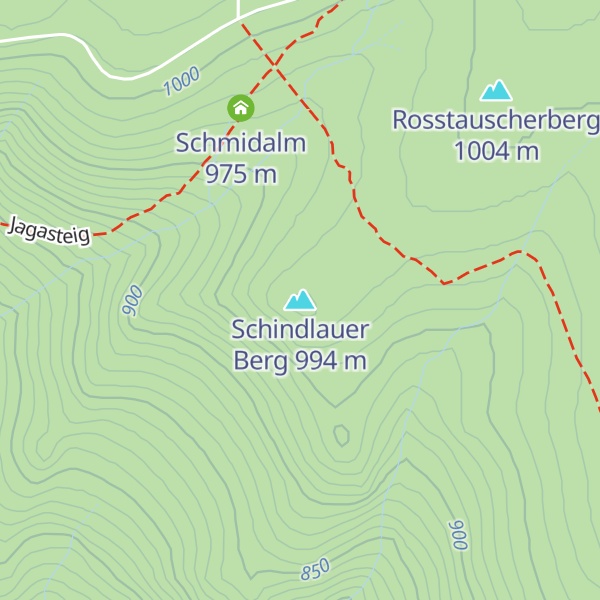 Map of Schindlauer Berg