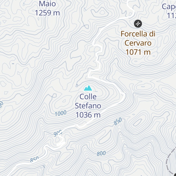 Map of Colle Stefano