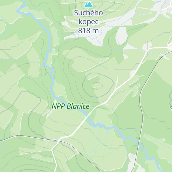 Map of Hovorkův vrch