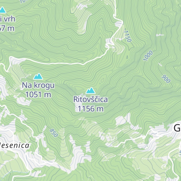 Map of Ritovščica