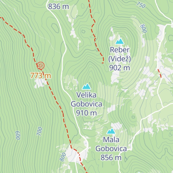 Map of Velika Gobovica