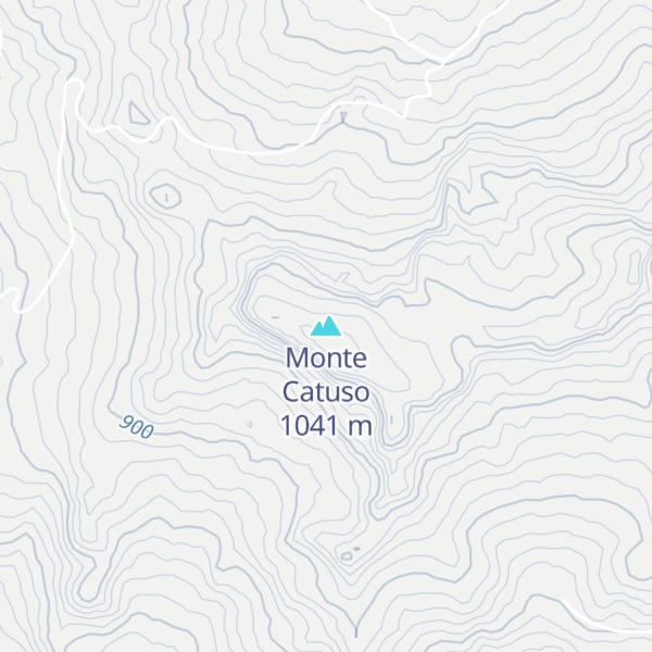 Map of Monte Catuso