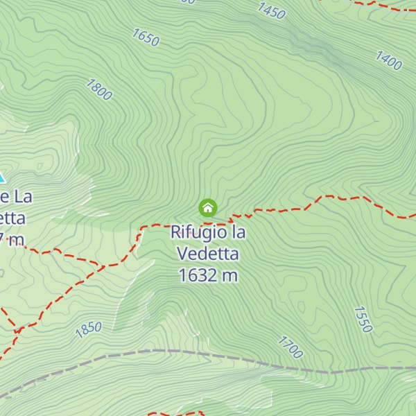 Map of Rifugio la Vedetta