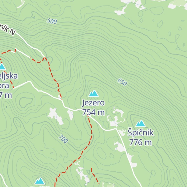 Map of Jezero
