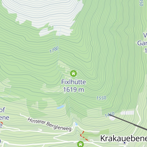 Map of Fixlhütte