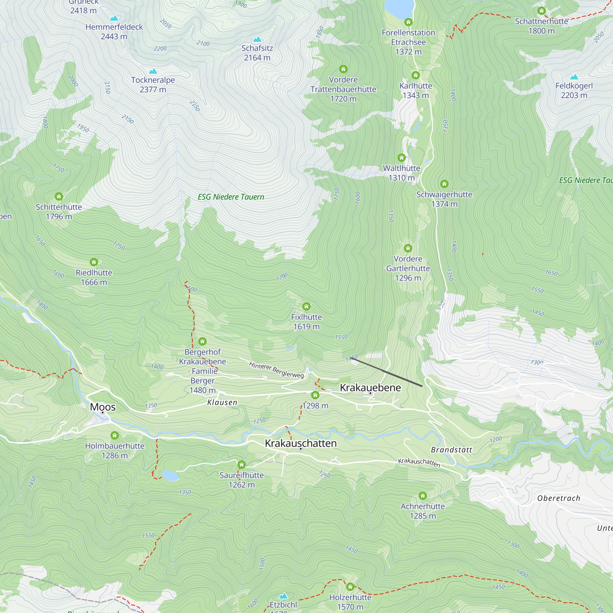 Fixlhütte map