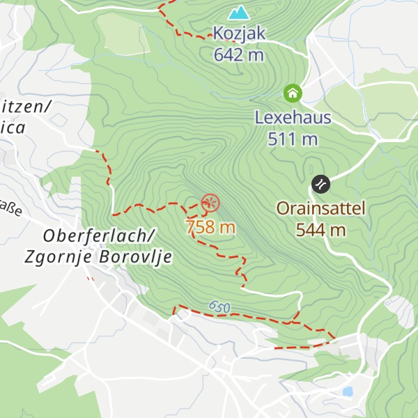Map of Bleiberg
