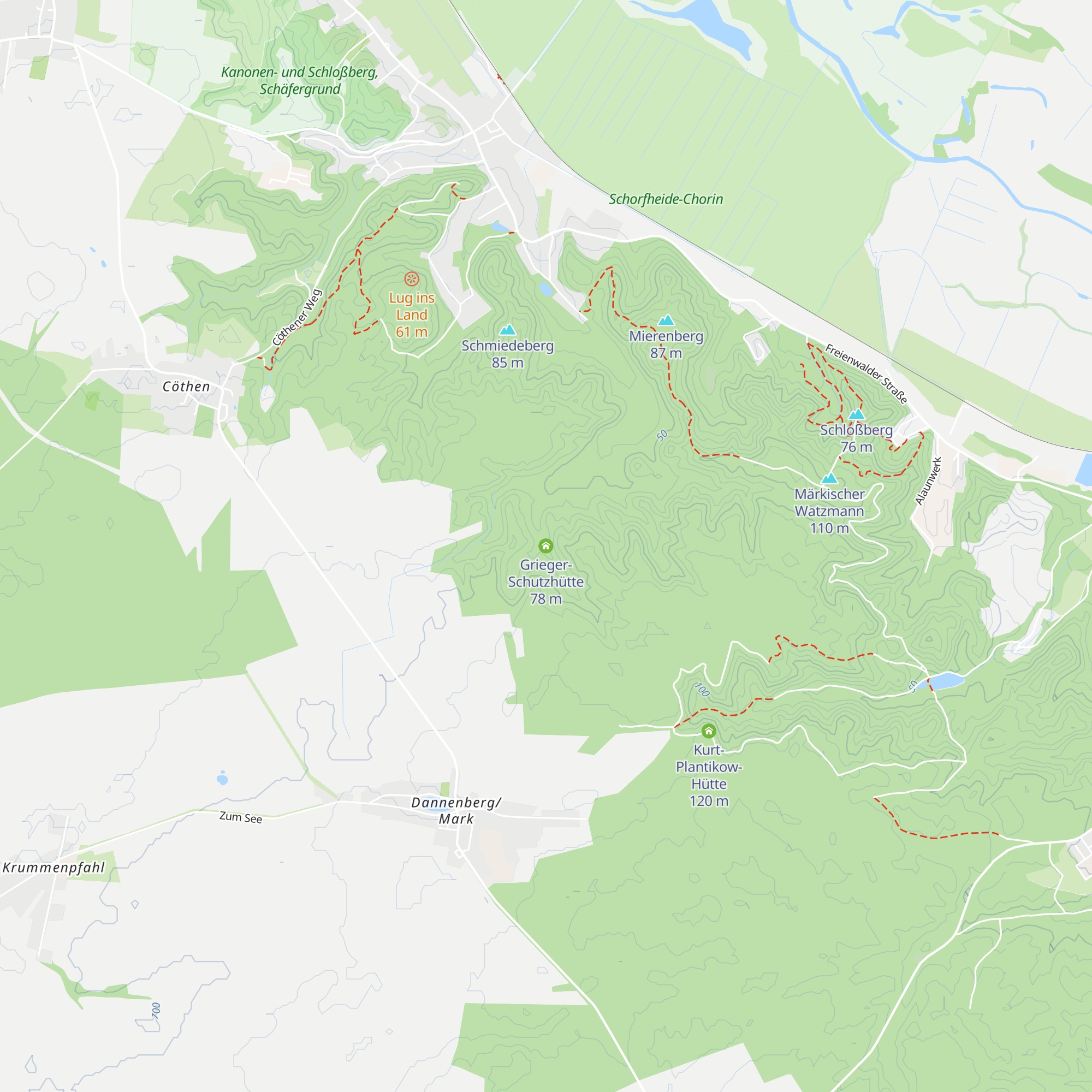 Grieger-Schutzhütte map