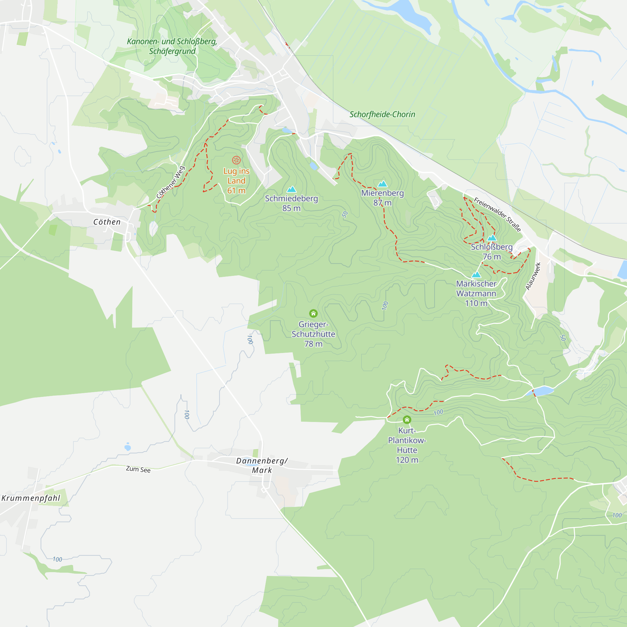 Grieger-Schutzhütte map