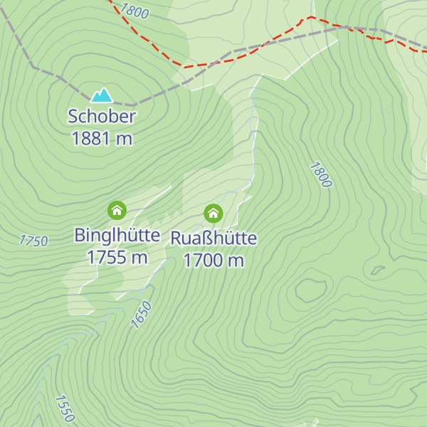 Map of Ruaßhütte