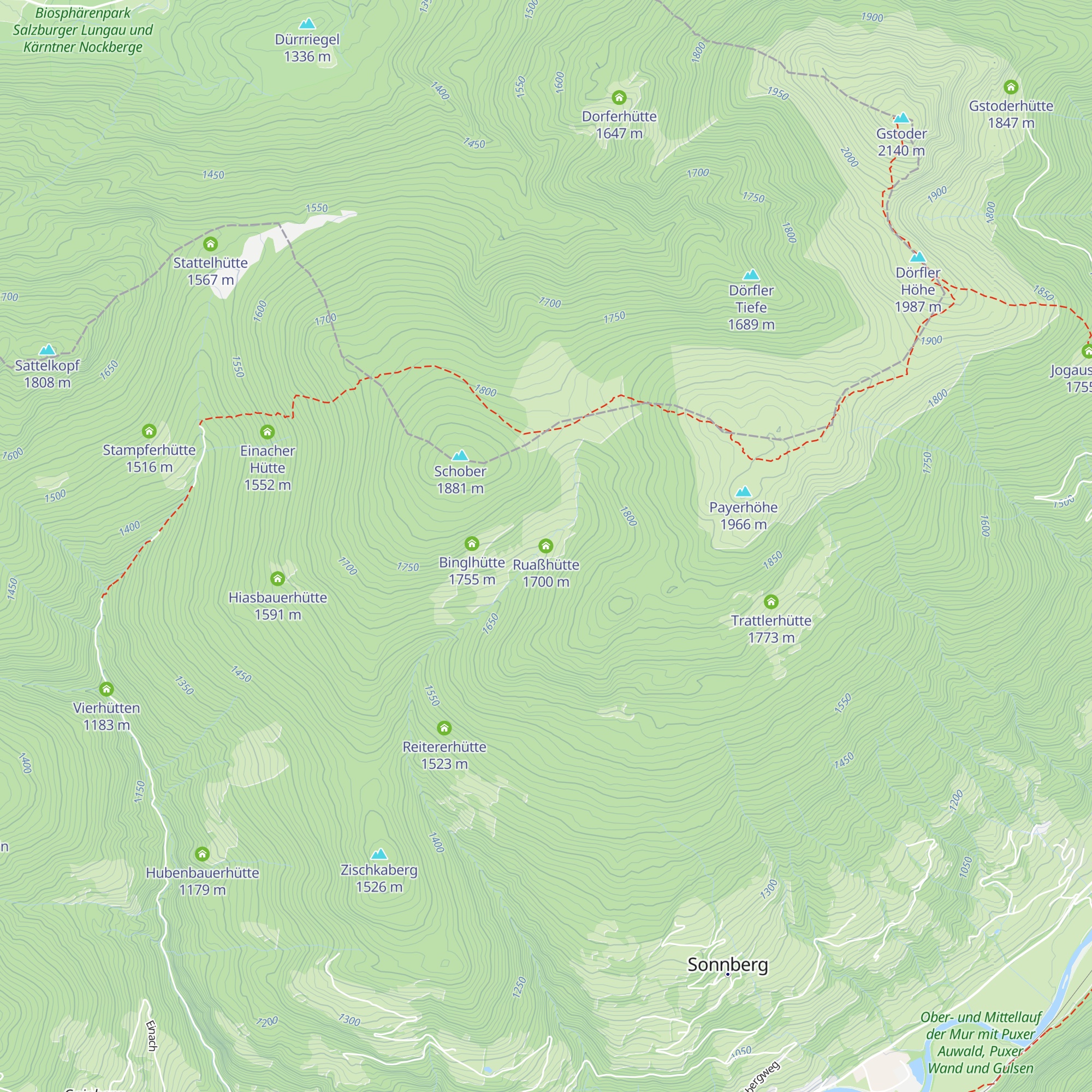 Ruaßhütte map