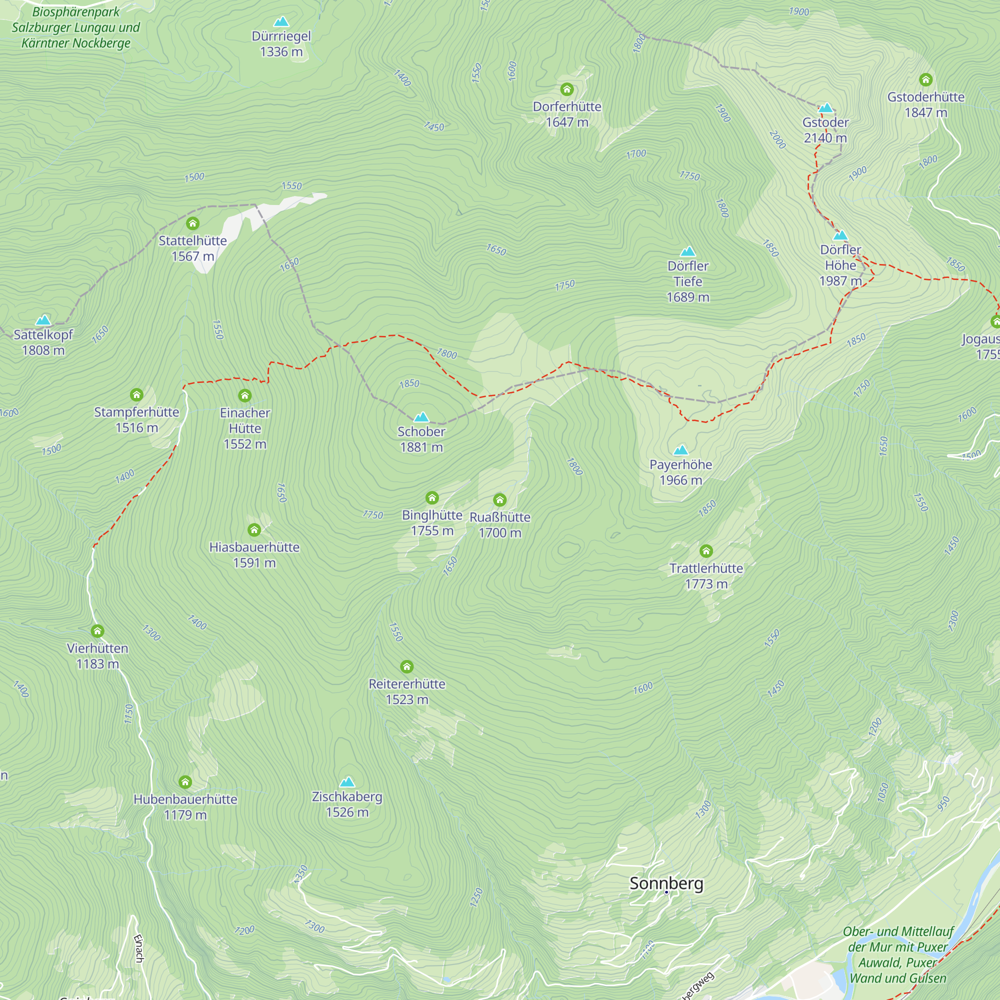 Ruaßhütte map