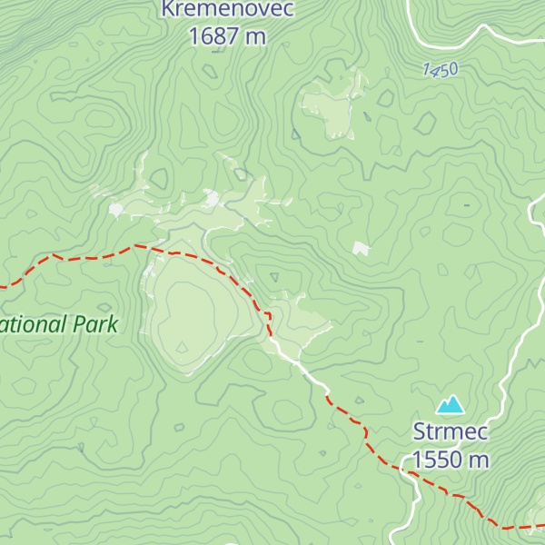 Map of Klek