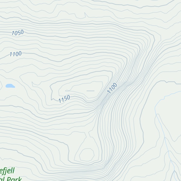 Map of Nursfjellet