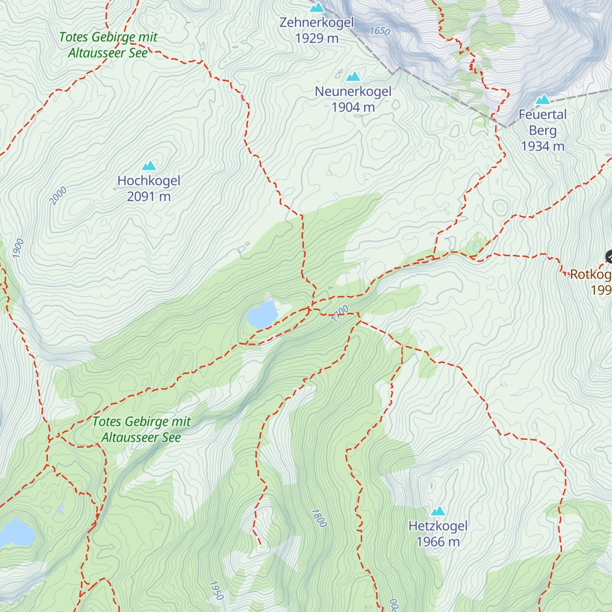 Pühringerhütte map