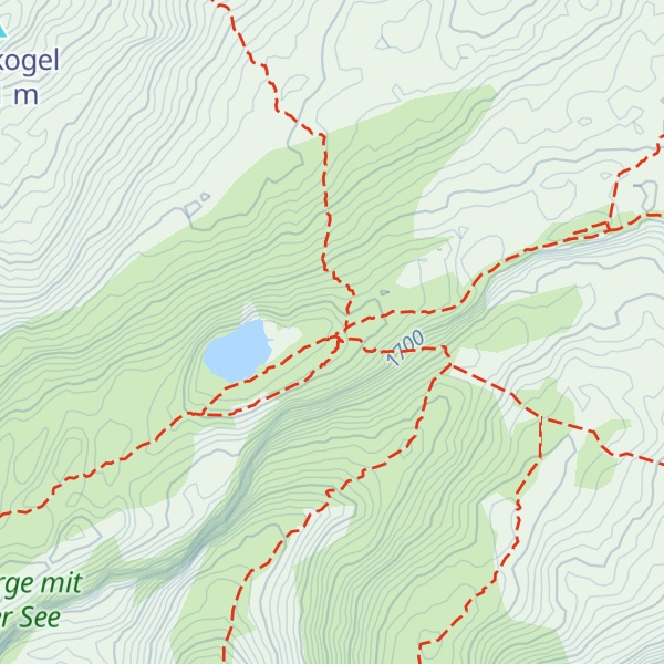 Map of Pühringerhütte