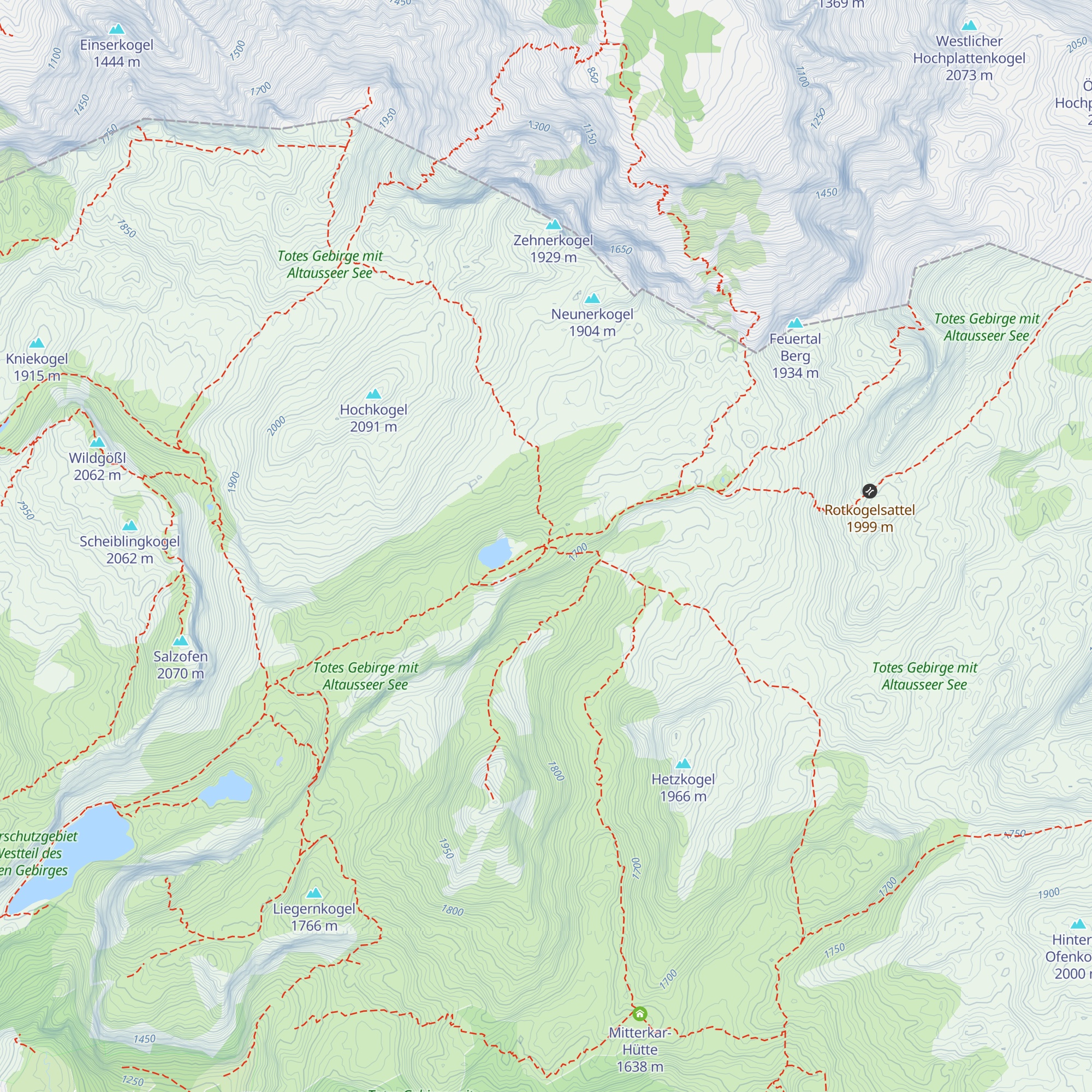 Winterhütte map