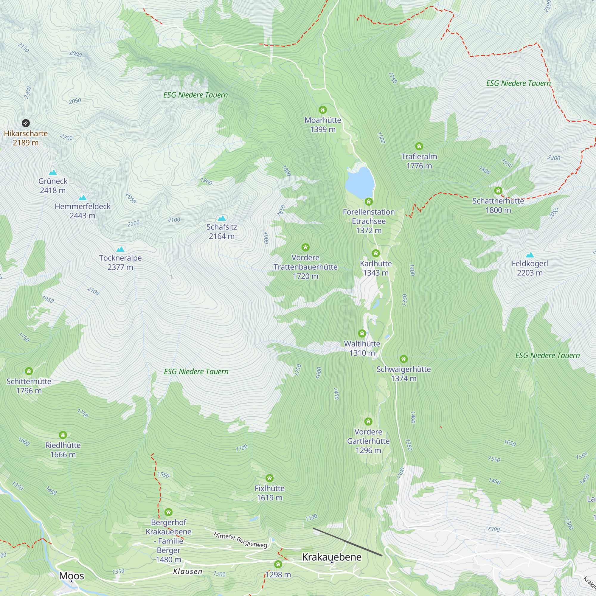 Raffalthütte map
