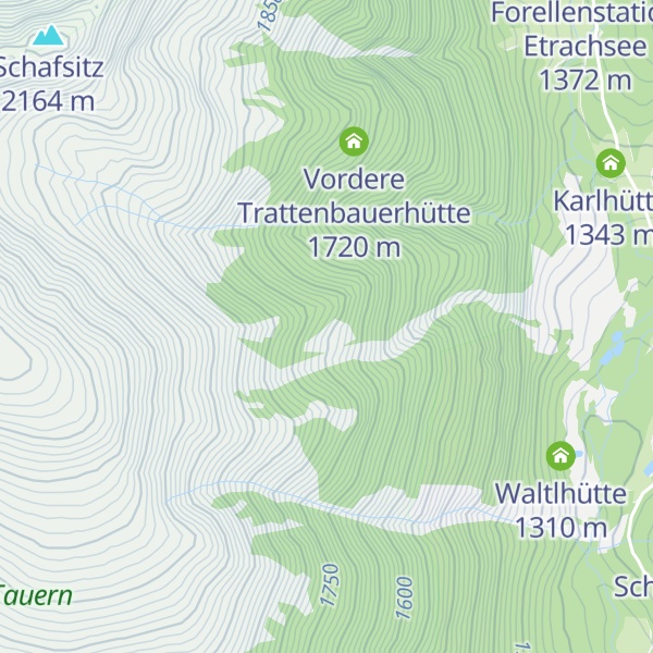 Map of Raffalthütte