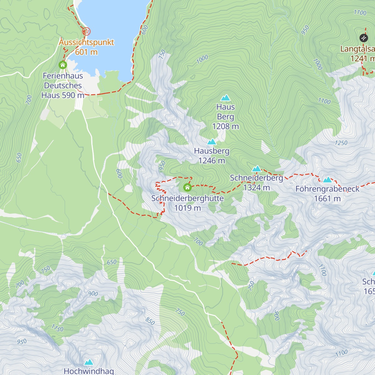 Schneiderberghütte map