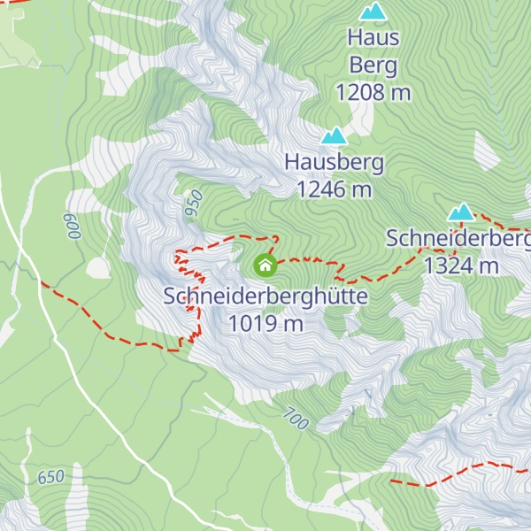 Map of Schneiderberghütte