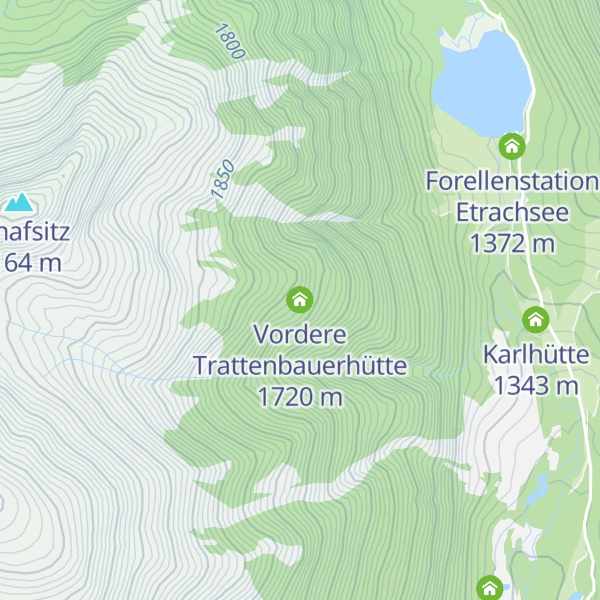 Map of Vordere Trattenbauerhütte