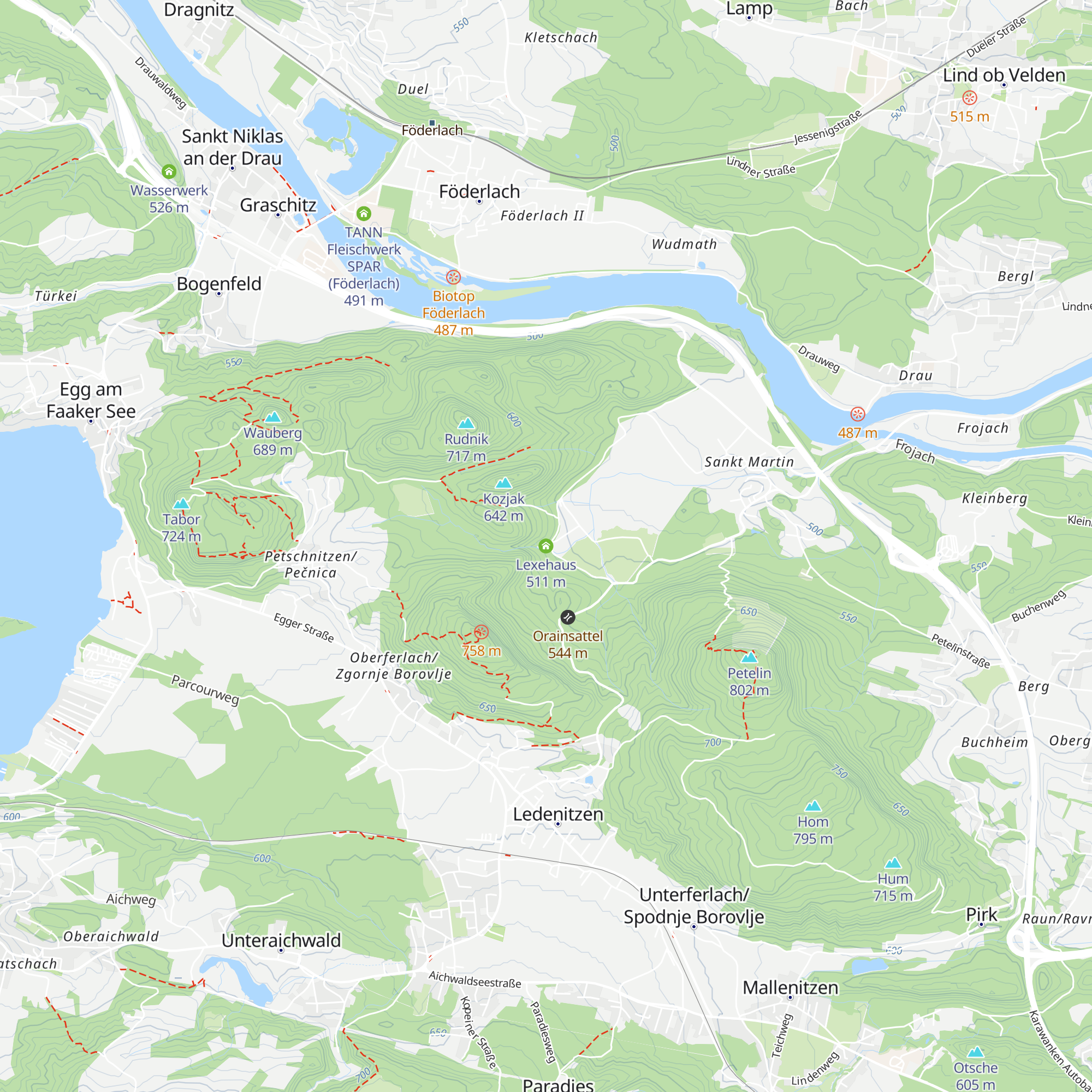 Lexehaus map