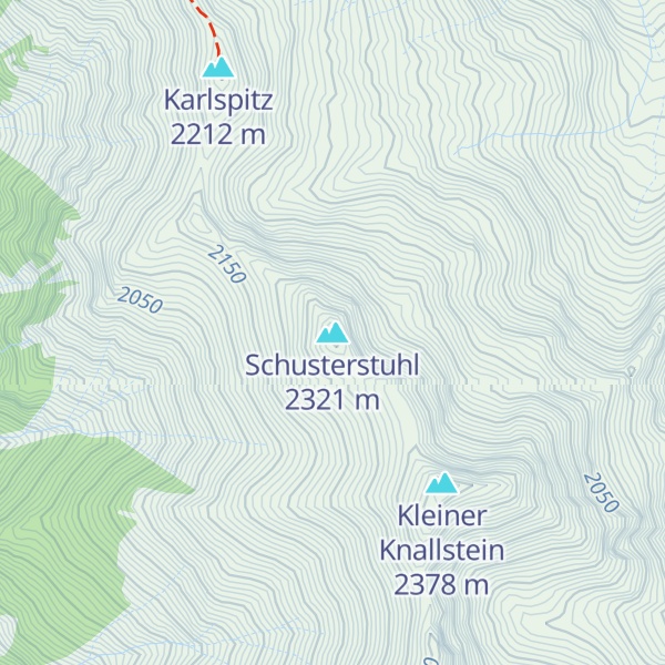 Map of Schusterstuhl