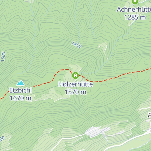 Map of Holzerhütte