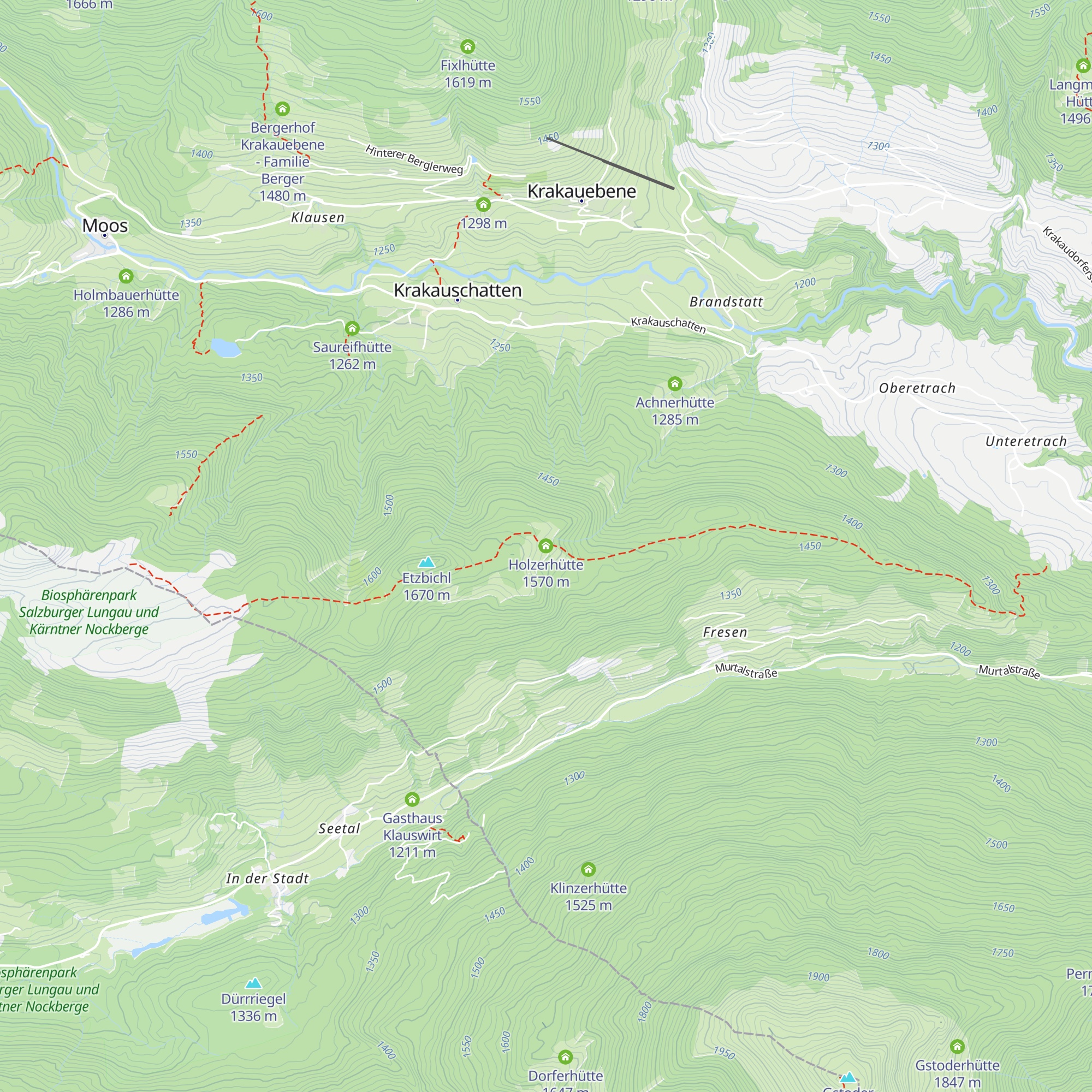 Holzerhütte map