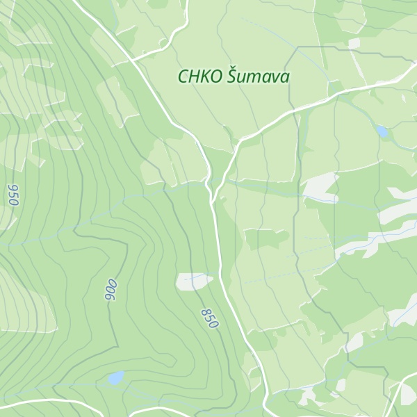 Map of Huťský Dvůr