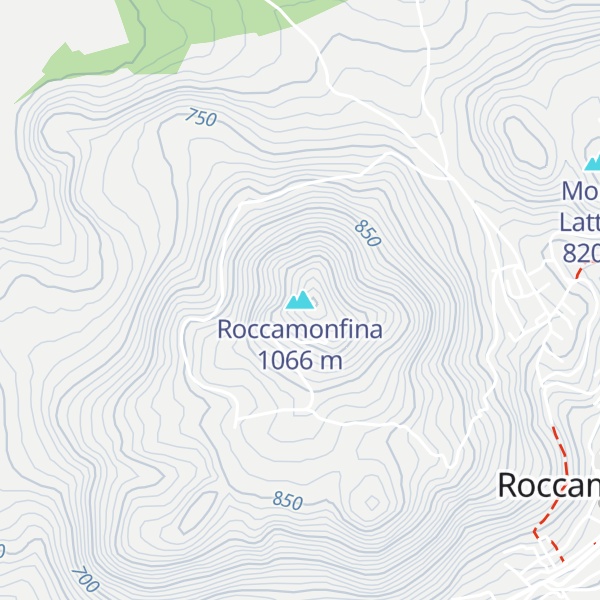 Map of Roccamonfina