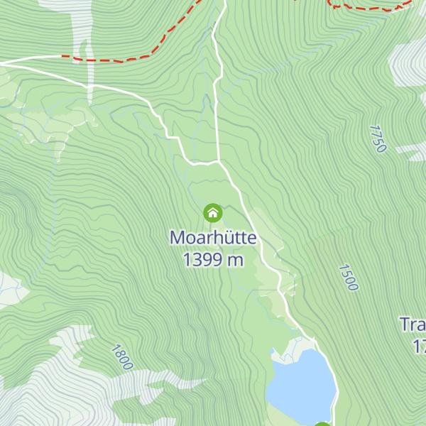 Map of Moarhütte