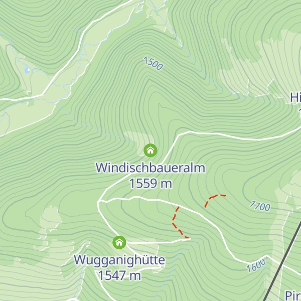 Map of Windischbaueralm