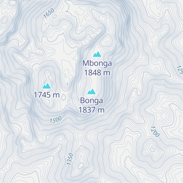 Map of Bonga