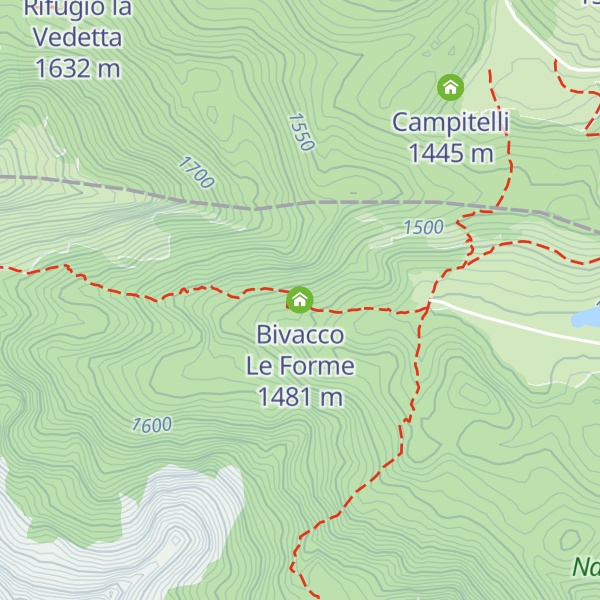 Map of Bivacco Le Forme