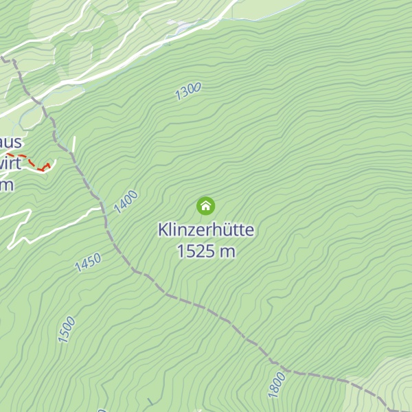 Map of Klinzerhütte