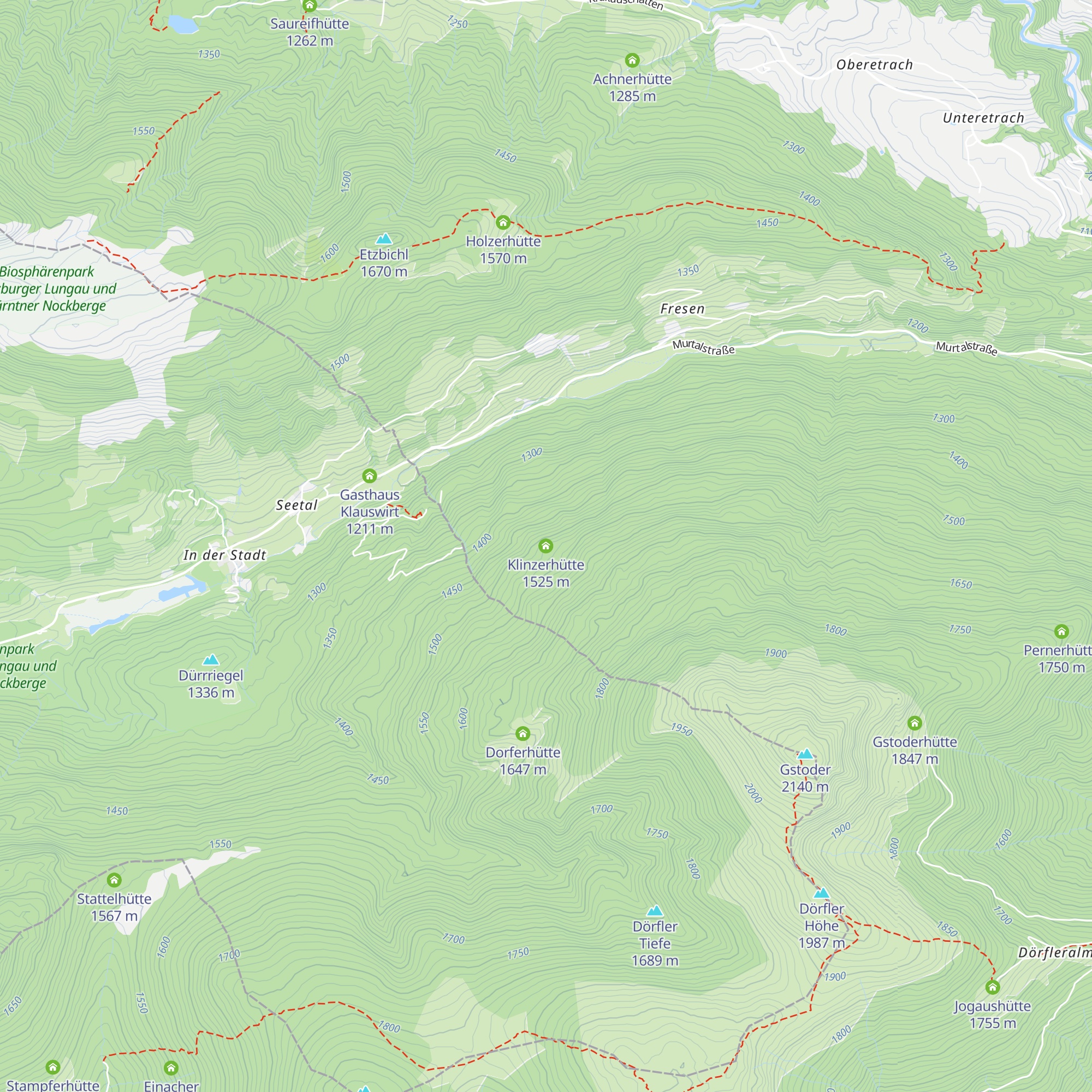 Klinzerhütte map