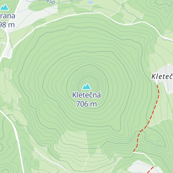 Map of Kletečná
