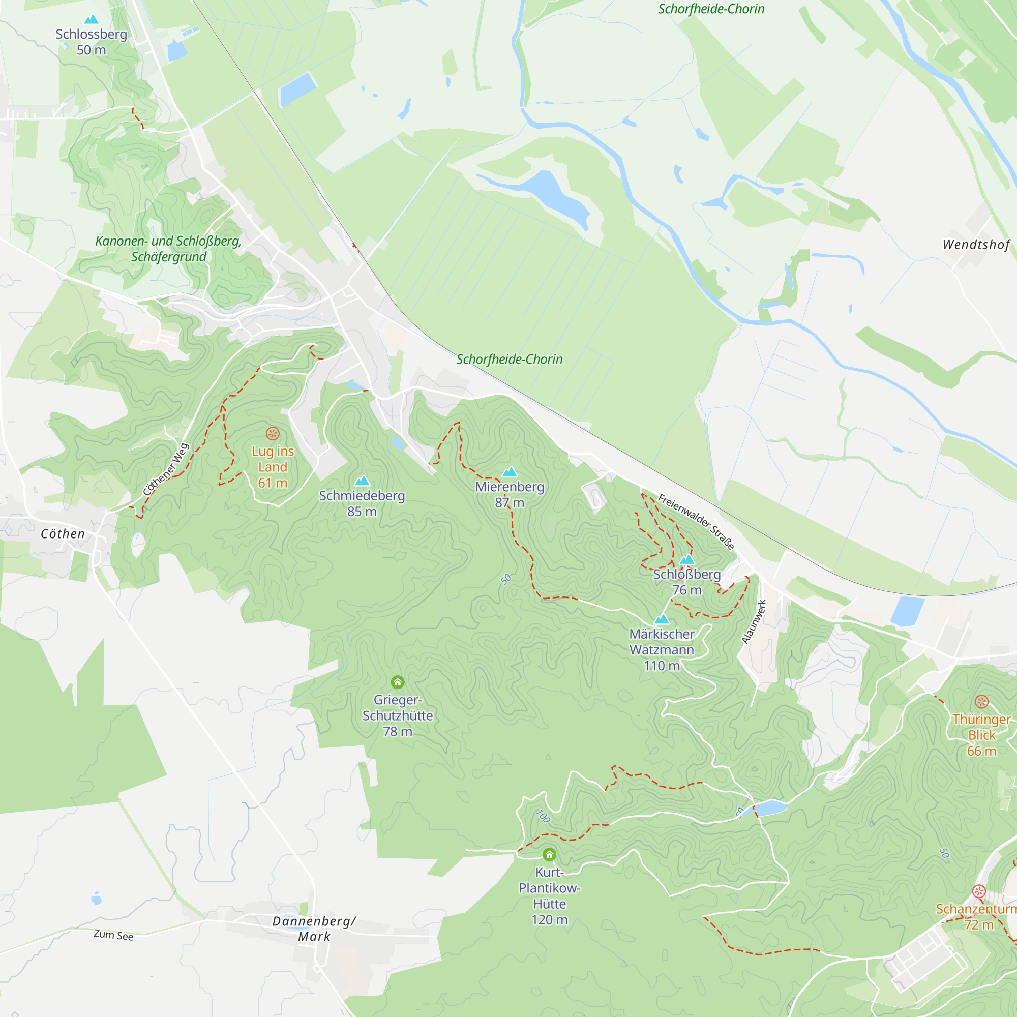 Tobbenberghütte map