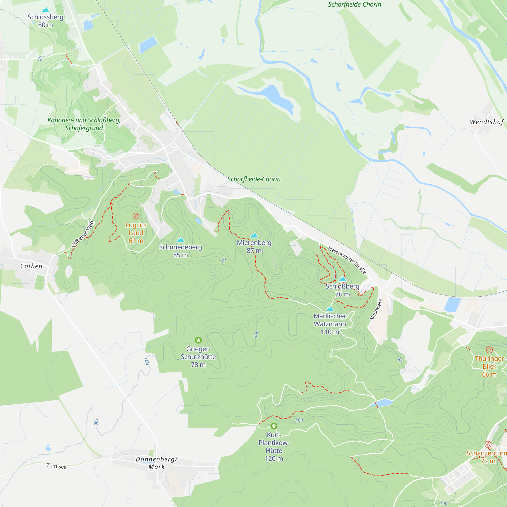 Tobbenberghütte map