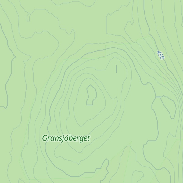 Map of Gransjöberget