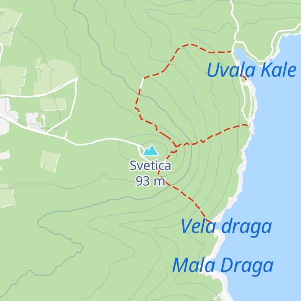 Map of Svetica