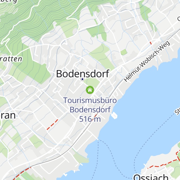 Map of Tourismusbüro Bodensdorf